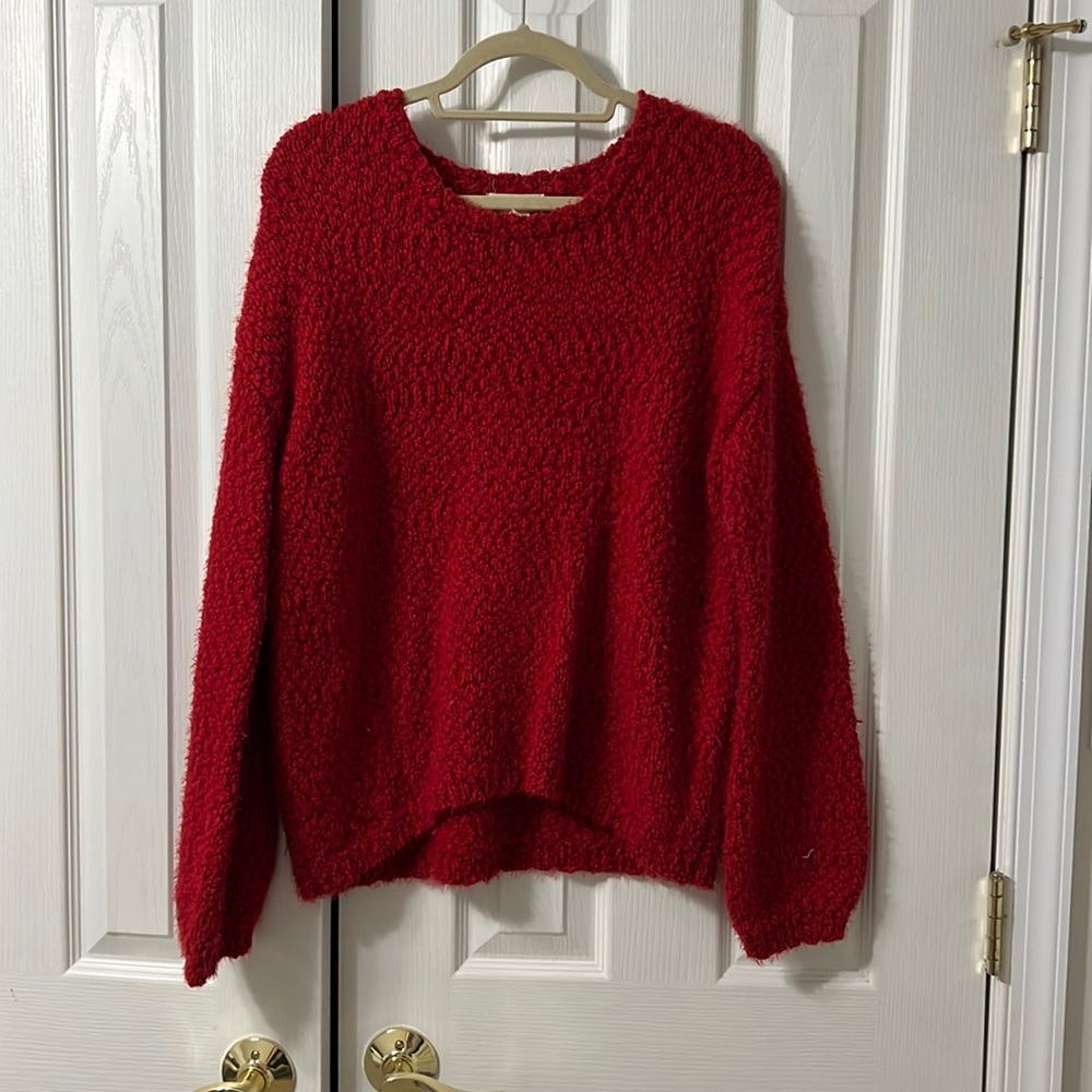 Red Knit Sweater